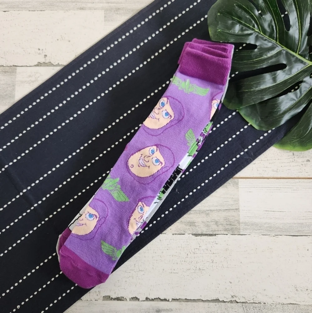 Disney Pixar Buzz Lightyear Pack Of 3 Socks Adults NEW